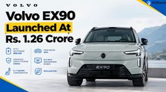 Volvo EX90 Launched At Rs. 1.26 Crore